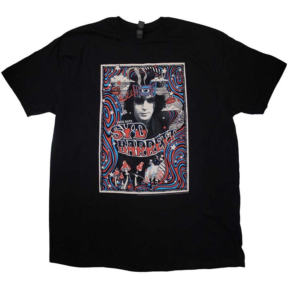 Syd Barrett T Shirt - Melty Poster