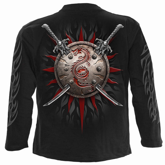 ORIENTAL DRAGON - Longsleeve T-Shirt Black
