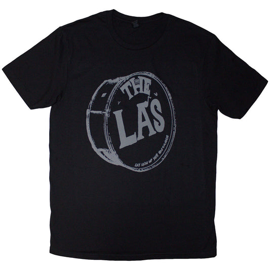 The La's T Shirt - Grey Drum Head Logo | Buy Now For 24.99