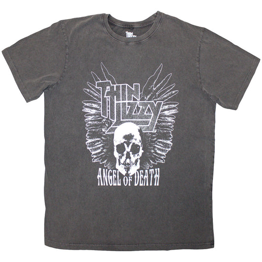 Thin Lizzy T Shirt - Angel Of Death Stone Wash | Buy Now For 24.99
