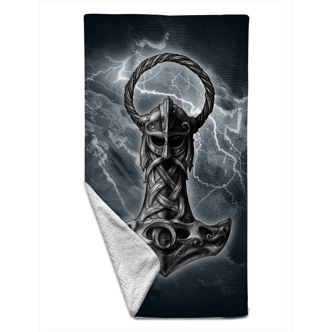 Rocksax X Alchemy Towel - Mjolnir Hammer