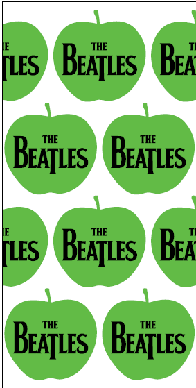 Rocksax The Beatles Towel - Apple Logo Repeat Large