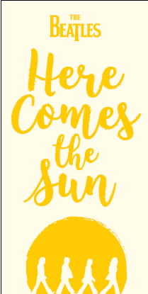 Rocksax The Beatles Towel - Here Comes The Sun