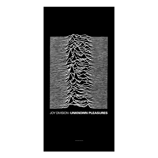 Rocksax Joy Division Towel - Unknown Pleasures Black