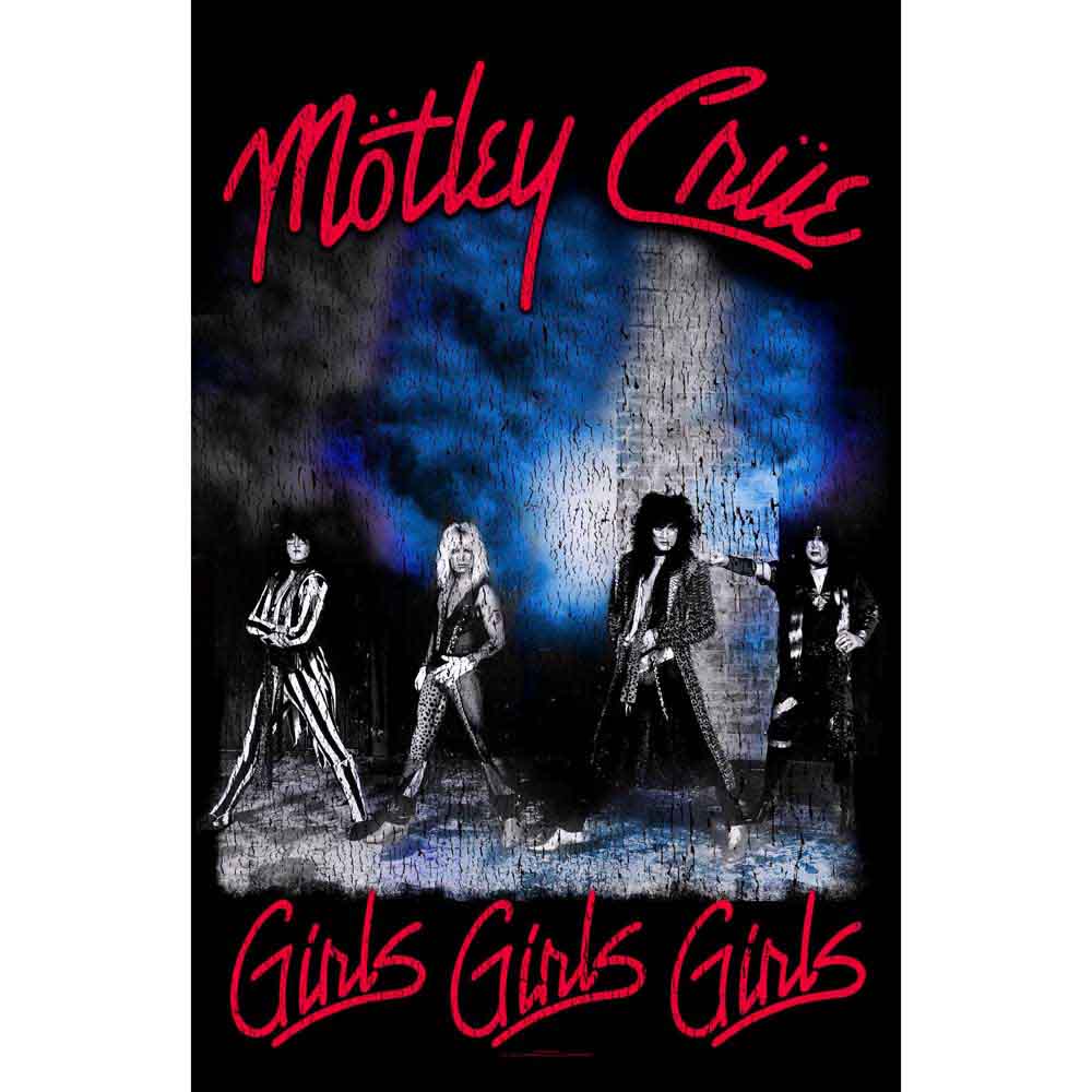 Mötley Crüe Posters - Textile - Girls, Girls, Girls
