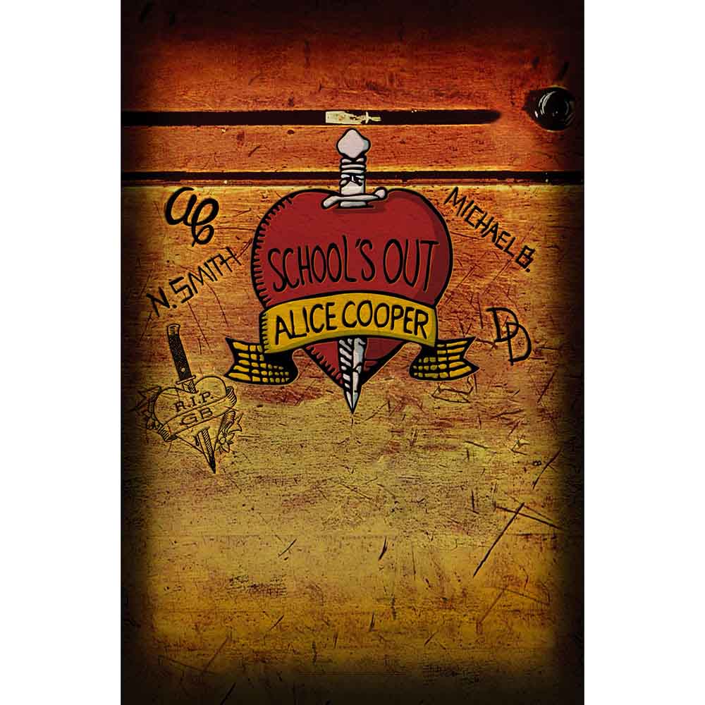 Alice Cooper Posters - Textile - School's Out