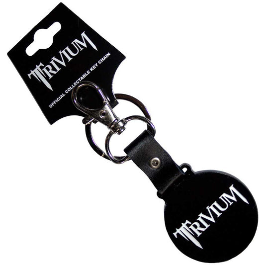 Trivium Standard Keychains - Classic Logo Mono Circle