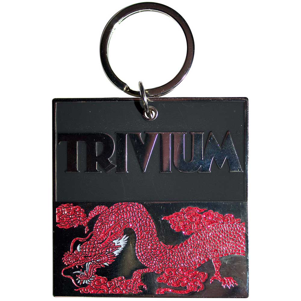 Trivium Standard Keychains - Deadmen & Dragons Silhouette