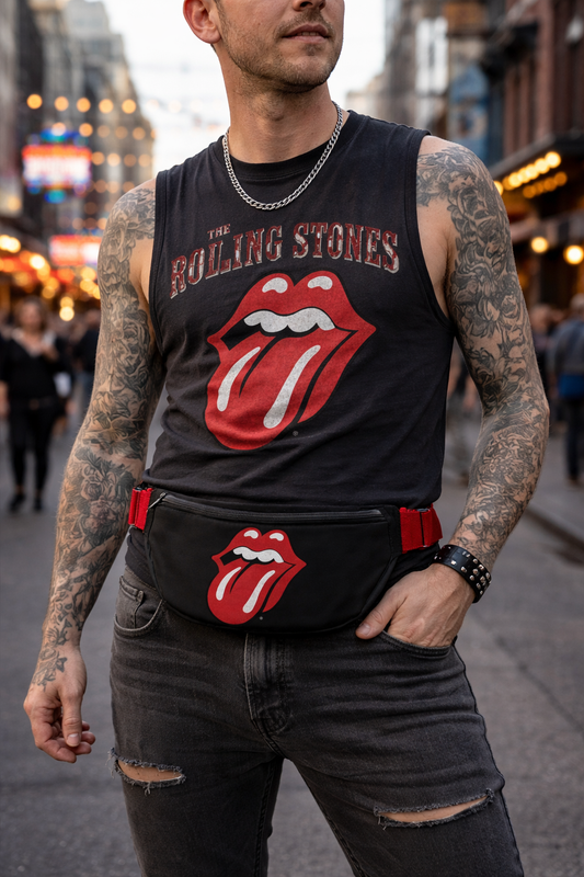 Rocksax The Rolling Stones Bum Bag (Fanny Pack) - Classic Tongue