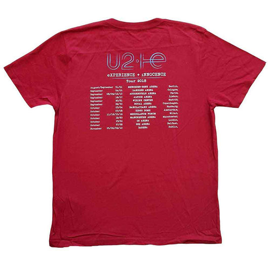 U2 T Shirt - E+I 2018 Tour Dates