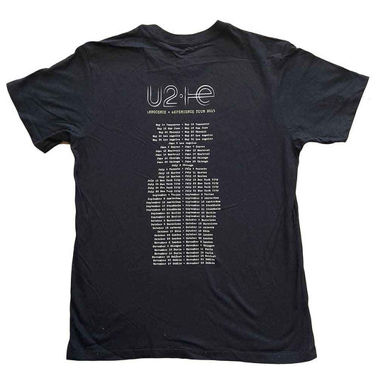 U2 T Shirt - I+E Tour 2015 Band Silhouettes
