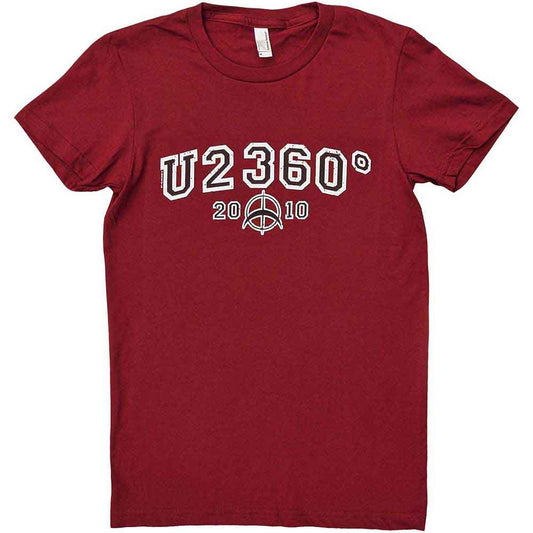U2 Woman's T Shirt - 360 Degree Tour 2010 Logo
