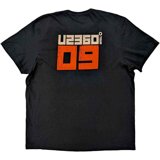 U2 T Shirt - 360 Degree Tour 2009 Orange Logo