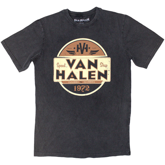 Van Halen T Shirt - Speed Shop Stone Wash