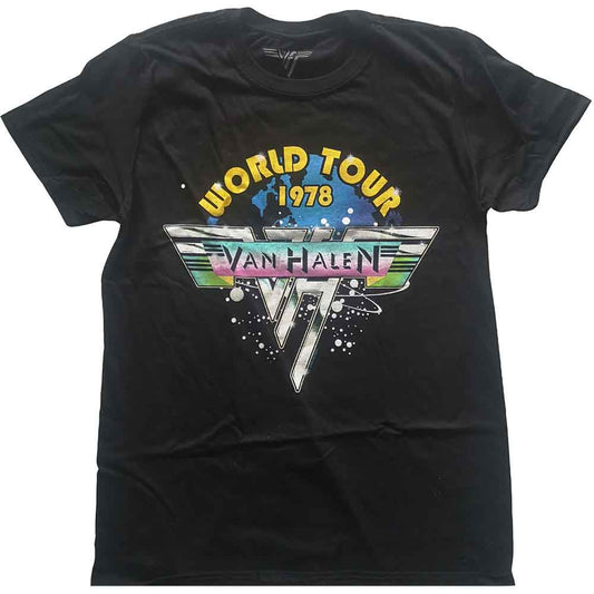 Van Halen T Shirt - World Tour '78 Full Colour