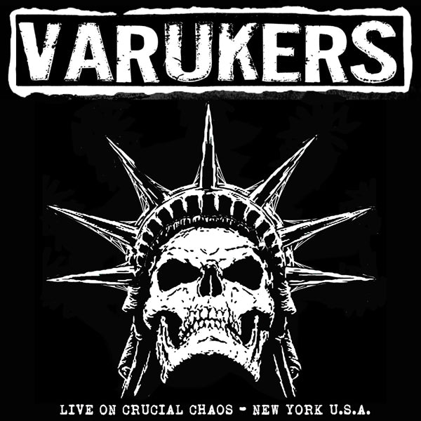 The Varukers LP - Live On Crucial Chaos - New York U.S.A. (Transparent Yellow Vinyl + Poster) | Buy Now For 35.99