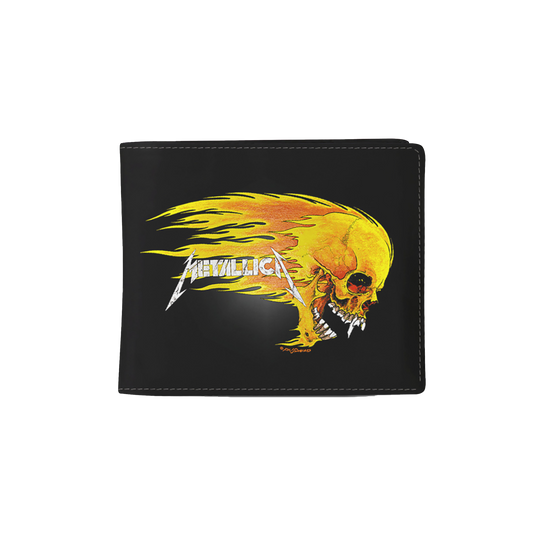 Rocksax Metallica Wallet - Pushead Flame | Buy Now For 19.99