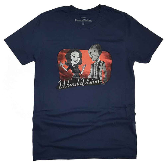 WandaVision T Shirt - Red Logo Cartoon
