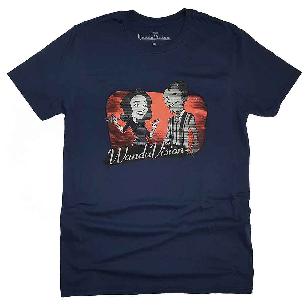 WandaVision T Shirt - Red Logo Cartoon