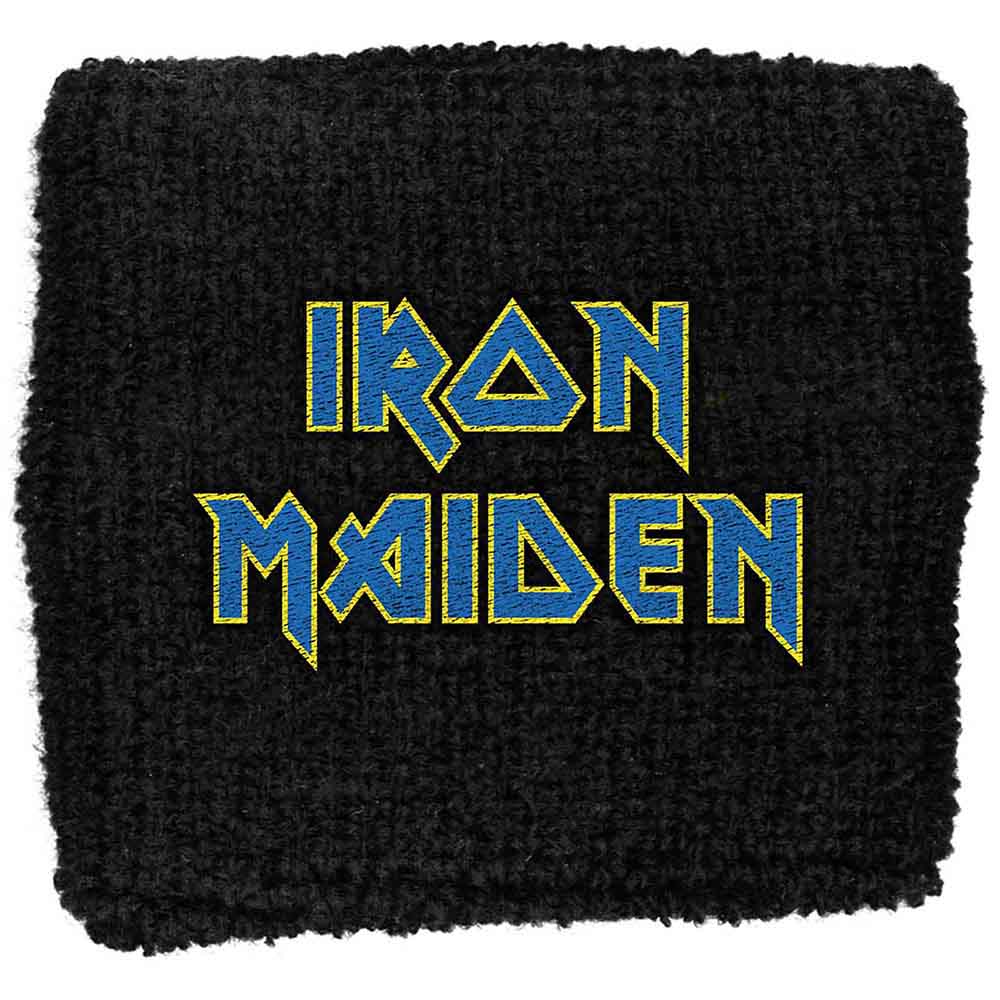 Iron Maiden Wrist Bands - Blue/Yellow Logo