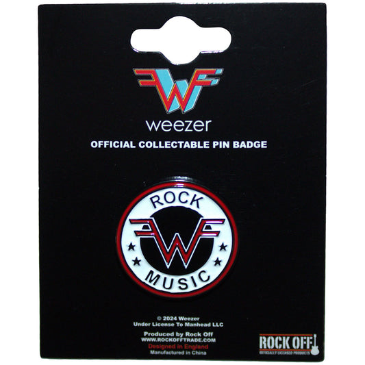 Weezer Pin - Badge - Rock Music Emblem