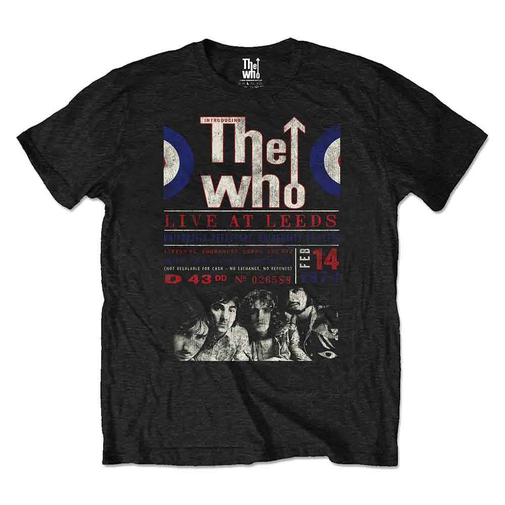 The Who T Shirt - Live At Leeds '70