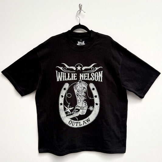 Willie Nelson T Shirt - Outlaw Oversized | Buy Now For 29.99