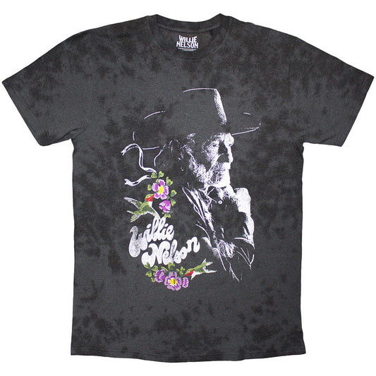 Willie Nelson T Shirt - Floral | Buy Now For 24.99