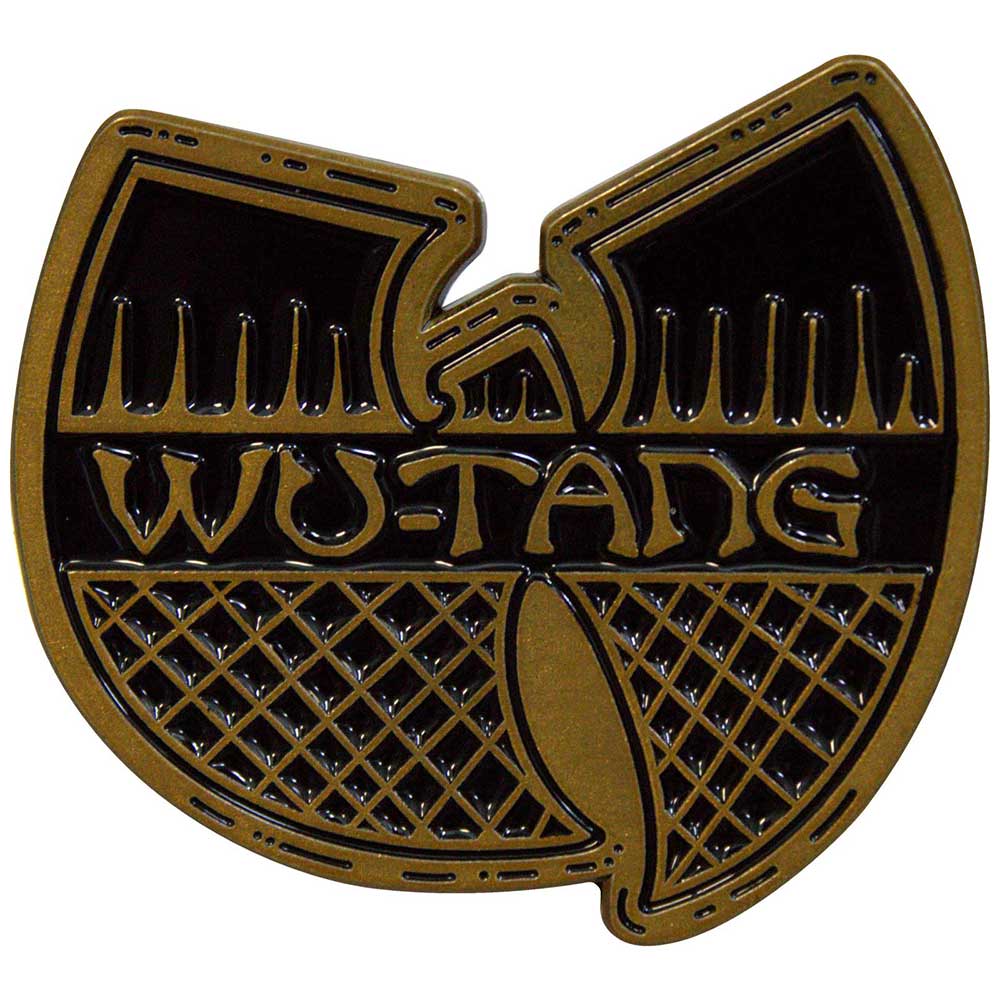 Wu-Tang Clan Pin - Badge - Black & Gold Logo
