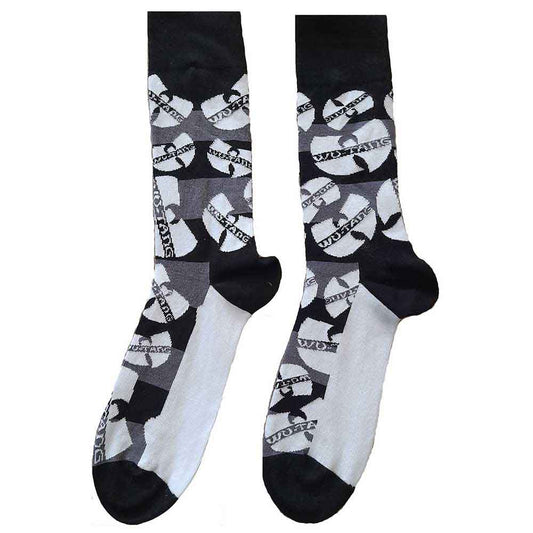 Wu-Tang Clan Socks - Logos Monochrome