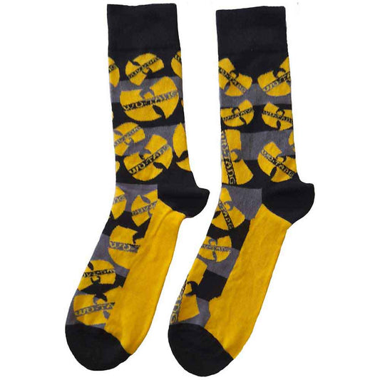Wu-Tang Clan Socks - Logos Yellow