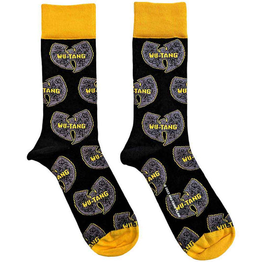 Wu-Tang Clan Socks - Grey Logos