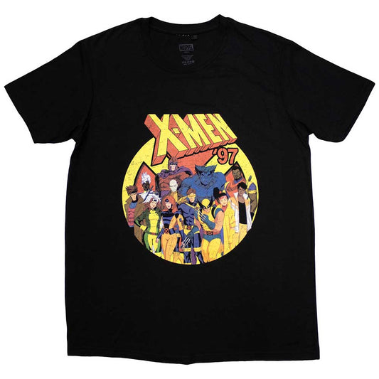 Marvel Comics T Shirt - X-Men '97 Assemble Circle | Buy Now For 19.99