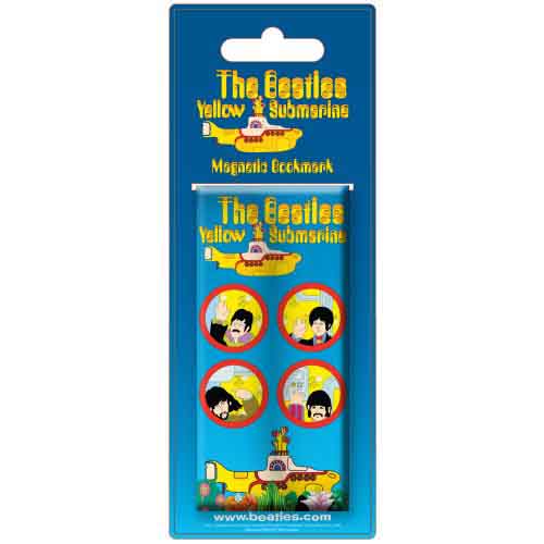The Beatles Magnets - Magnetic Bookmarks - Yellow Submarine Portholes Magnetic