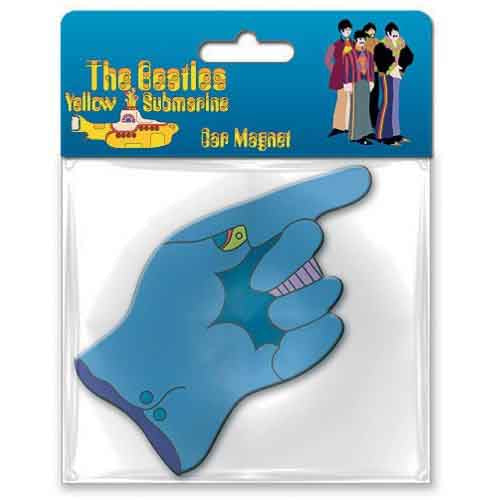 The Beatles Magnets - Rubber Die Cut - Yellow Submarine The Flying Glove Car