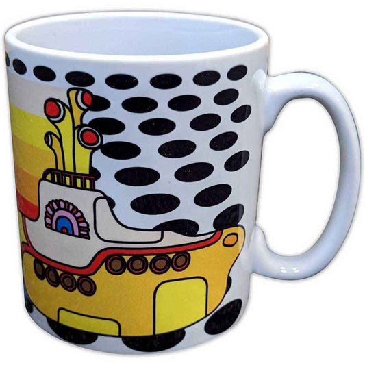 The Beatles Unboxed Mugs Std - Yellow Submarine Coloured Stripes