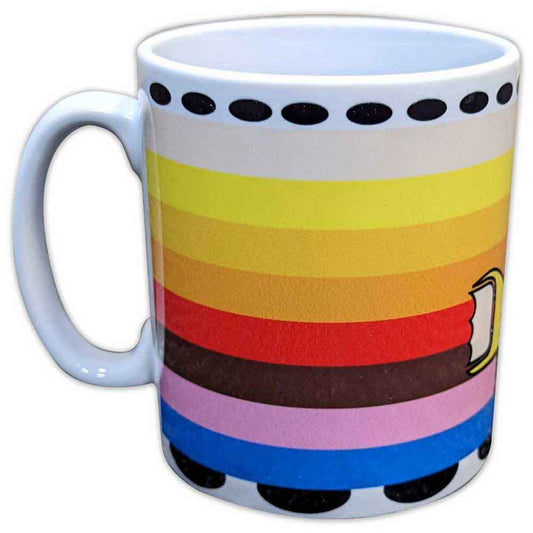The Beatles Unboxed Mugs Std - Yellow Submarine Coloured Stripes