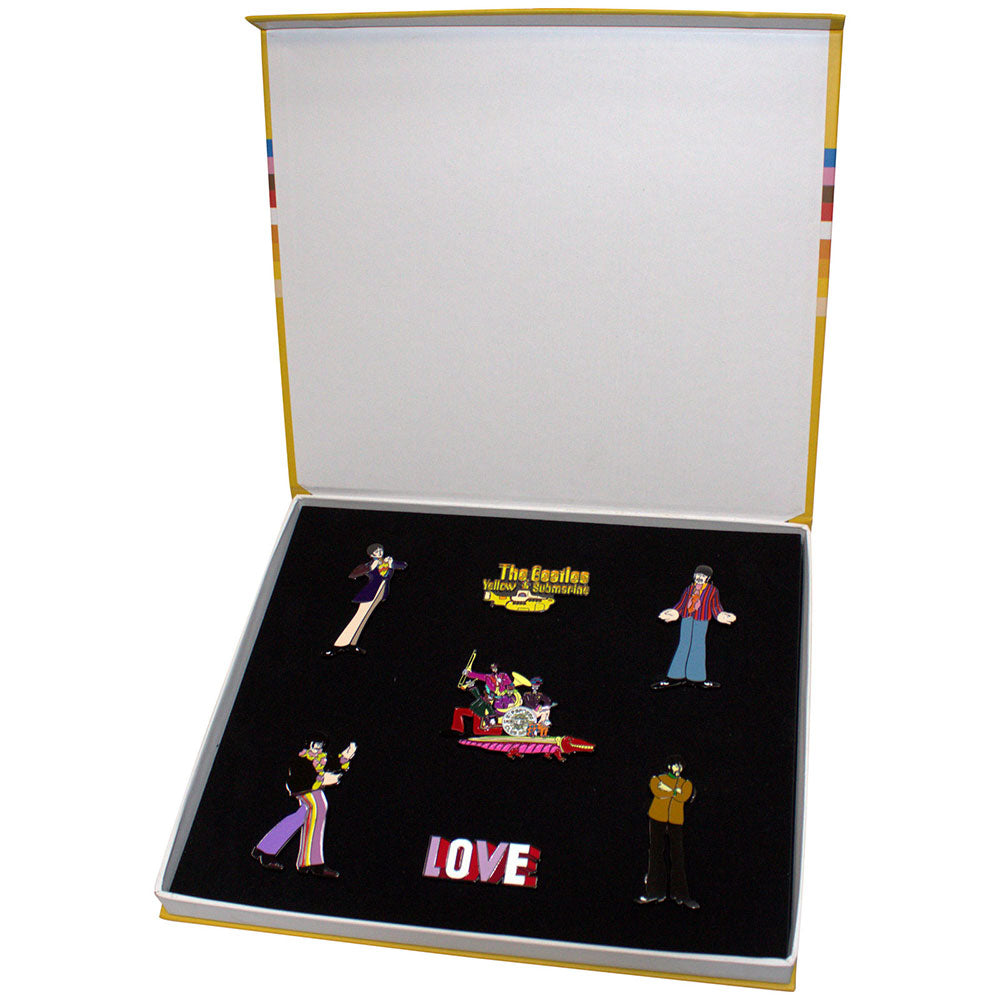 The Beatles Pin Badge Sets - Logo & Icons | Buy Now For 39.99