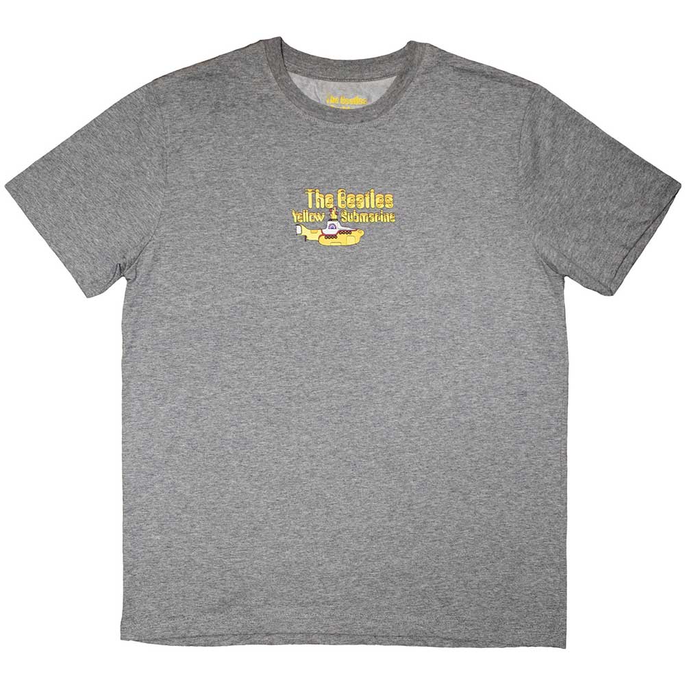The Beatles T Shirt - Yellow Submarine Mini Sub & Logo