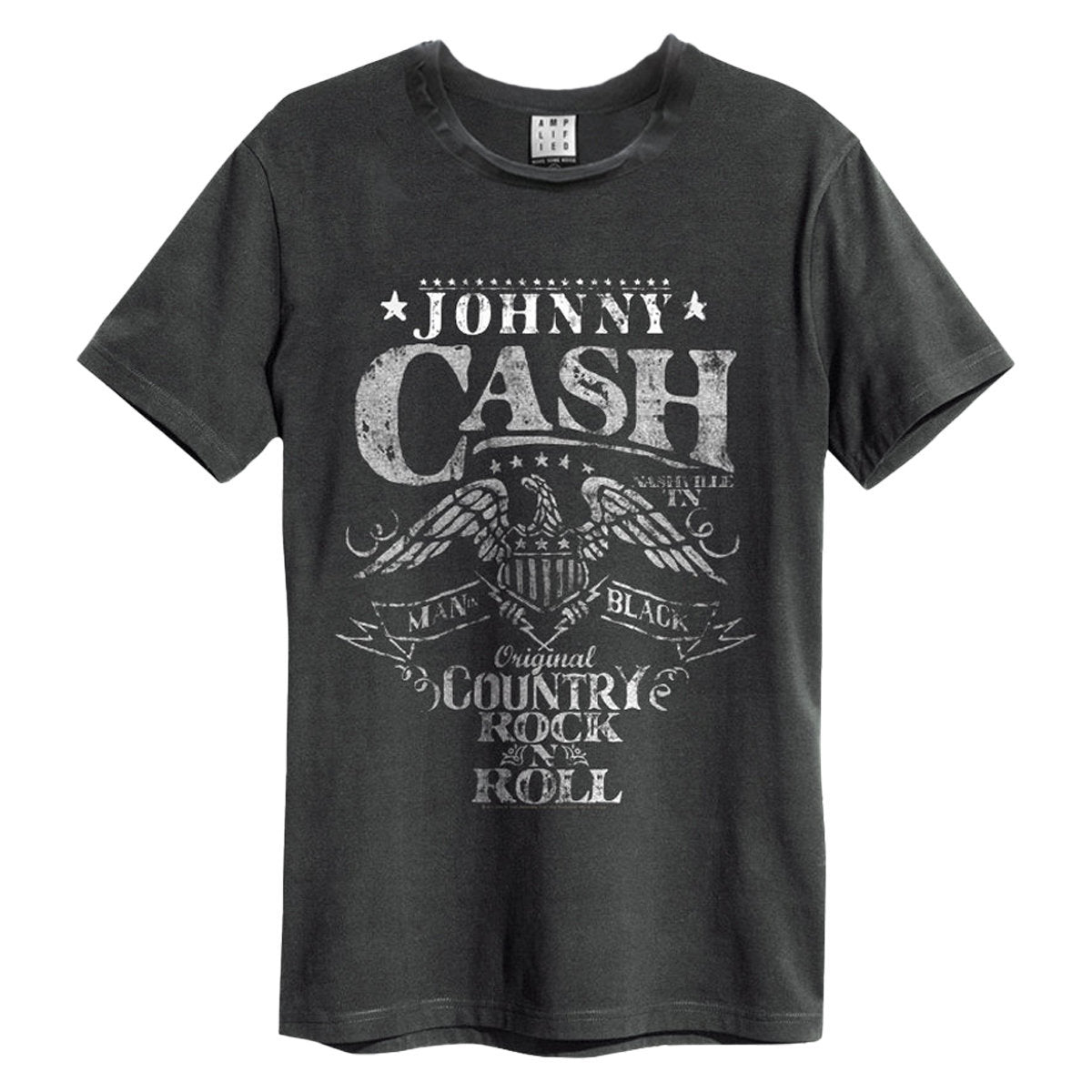 Johnny Cash T Shirt - Eagle Amplified Vintage