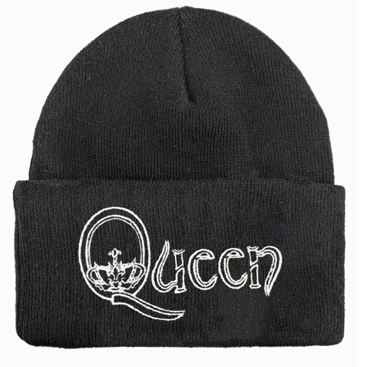 Queen Amplified Beanie - Silver Lurex Crown