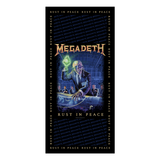 Rocksax Megadeth Towel - Rust In Peace | Buy Now For 34.99