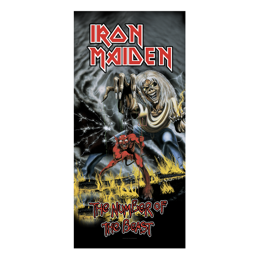 Rocksax Iron Maiden Towel - Number of The Beast | Buy Now For 34.99