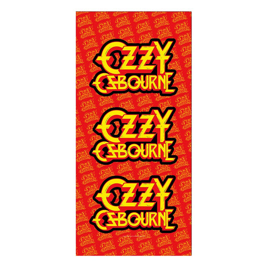 Rocksax Ozzy Osbourne Beach Towel - Logo Red | Buy Now For 34.99