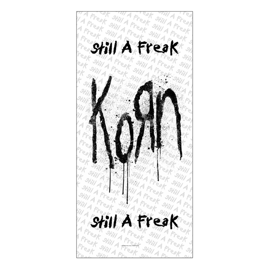 Rocksax Korn Towel - Still A Freak White | Buy Now For 34.99