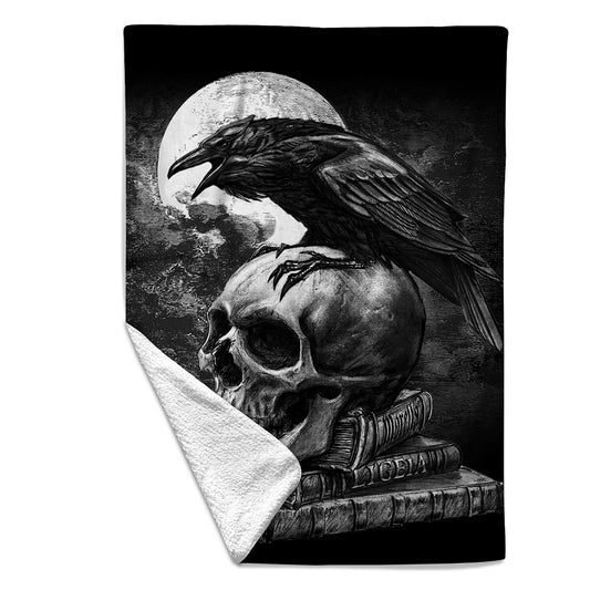 Rocksax X Alchemy Blanket - Poe's Raven | Buy Now For 54.99