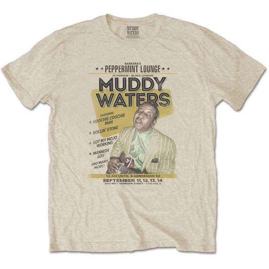 Muddy Waters T Shirt - Peppermint Lounge