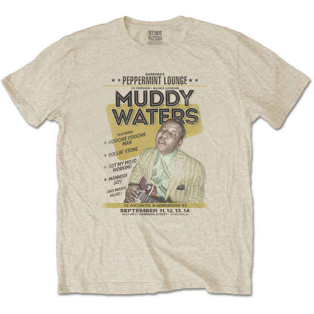 Muddy Waters T Shirt - Peppermint Lounge