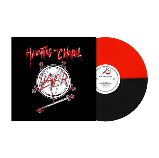 Slayer LP Vinyl Record - Haunting The Chapel (Red/Black Split Vinyl)