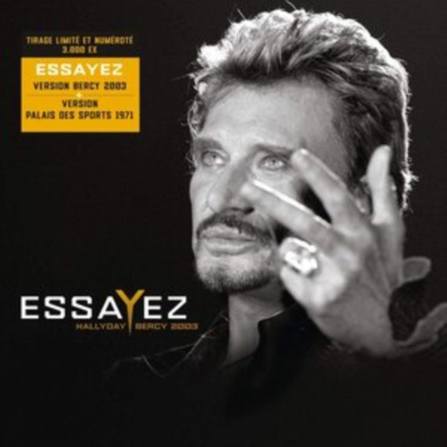 Johnny Hallyday LP Vinyl Record - Essayez - Bercy 20. 03